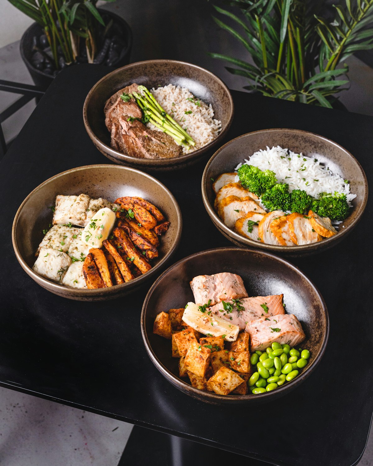 Combo plates with stewed meat and rice